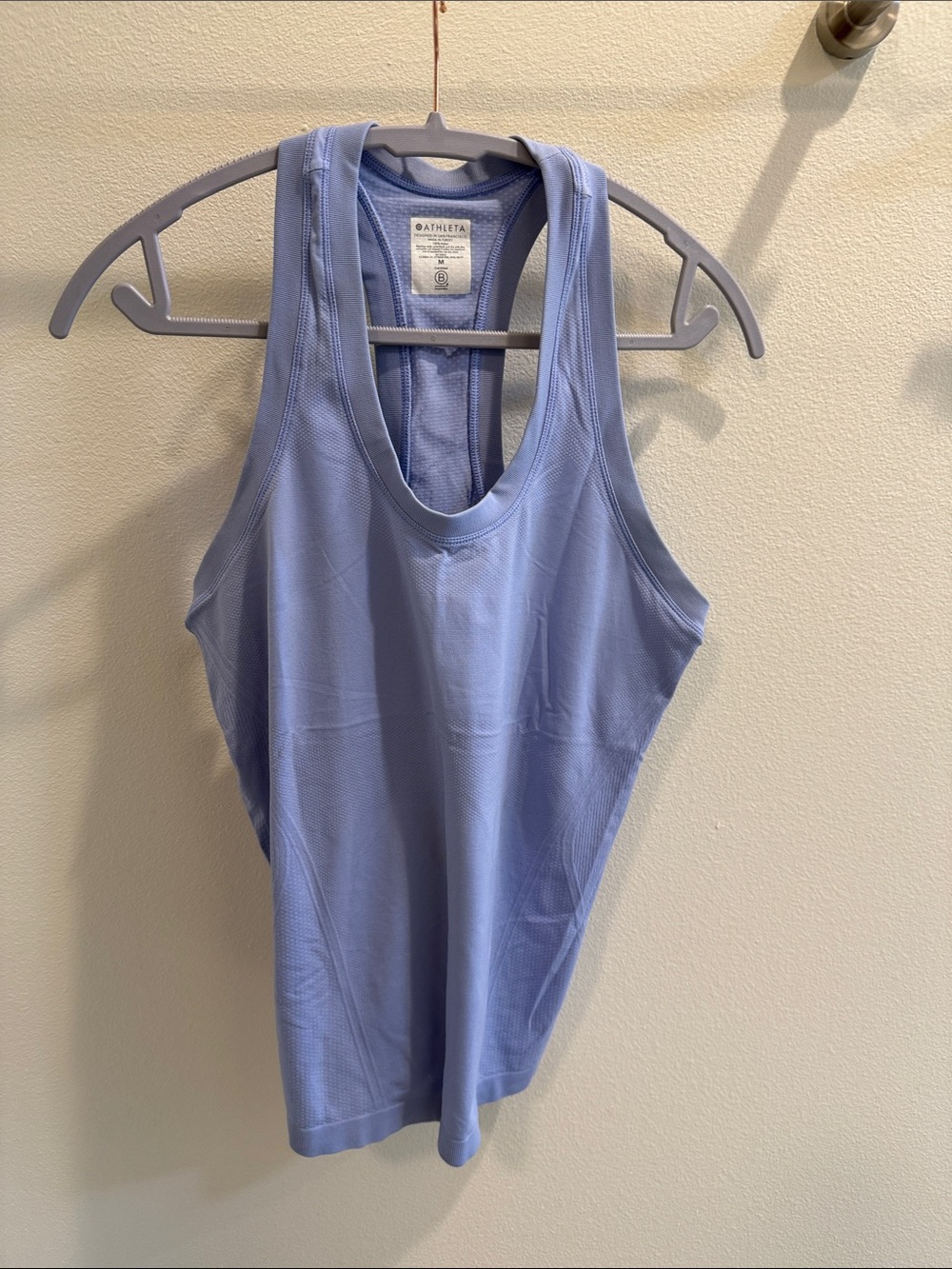 Athleta Dusty Blue Racerback Performance Tank